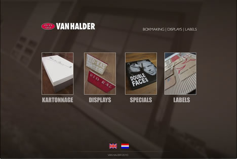 vanhalder-website