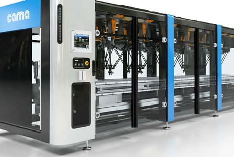 Cama Group introduceert compacte pick & place toploader