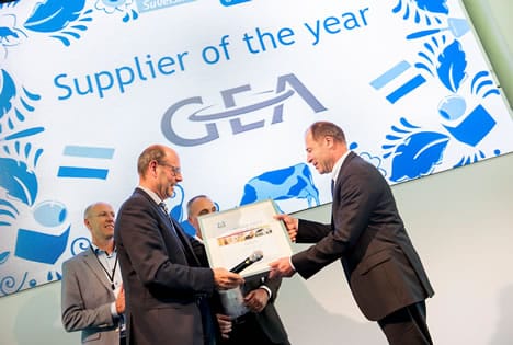 GEA Group leverancier van het jaar A-ware Food Group