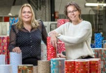 Kaleidoscope Gift-Wrap en Keijzer Papier bundelen krachten