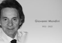 Familiebedrijf G.Mondini meldt overlijden van oprichter Giovanni