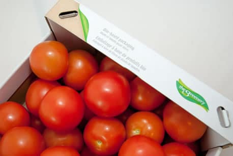 The Greenery had op de Fruit Logistica een heuse wereldprimeur. Voor het eerst werd een kartonnen verpakking getoond, vervaardigd van vezels uit tomatenstengels. Volgens senior product manager Aad van Dijk van The Greenery gaat de ontwikkeling met biobased verpakking een revolutie geven in de verpakkingsindustrie. Vanuit de retail is er volgens hem wel degelijk interesse om te starten met biobased verpakkingen.