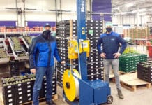 Cool Control snoert pallets eenvoudig, snel en stevig om