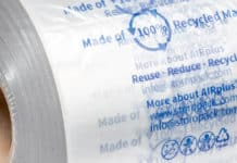 Storopack lanceert luchtkussenfolie van 100 procent gerecycled materiaal
