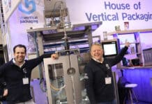 VH Vertical Packaging demonstreert IP-69K hygiënische machine